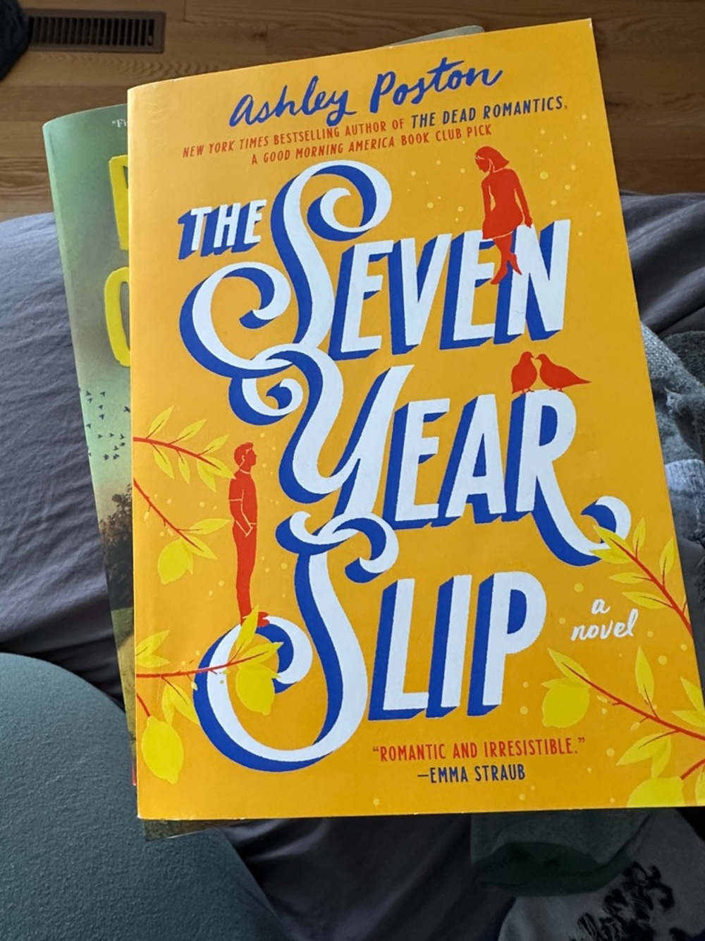 ***3/$15*****The Seven Year Slip by Ashley Poston - Bright Yellow Cover